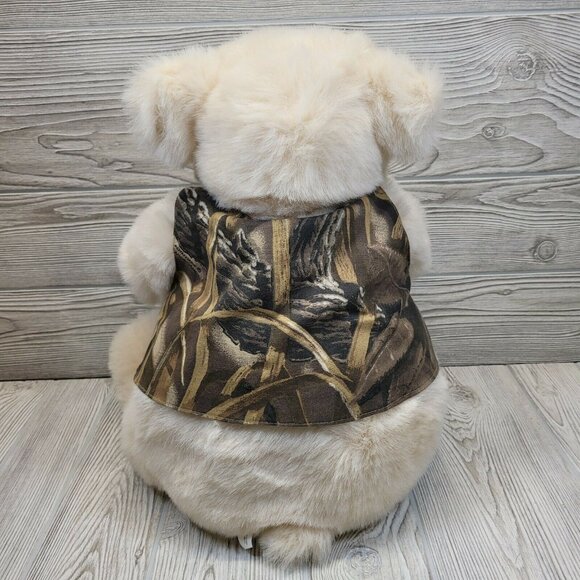 Ducks Unlimited Greenwing Plush Bear Camo Vest Stuffed‎ Animal - Picture 4 of 9